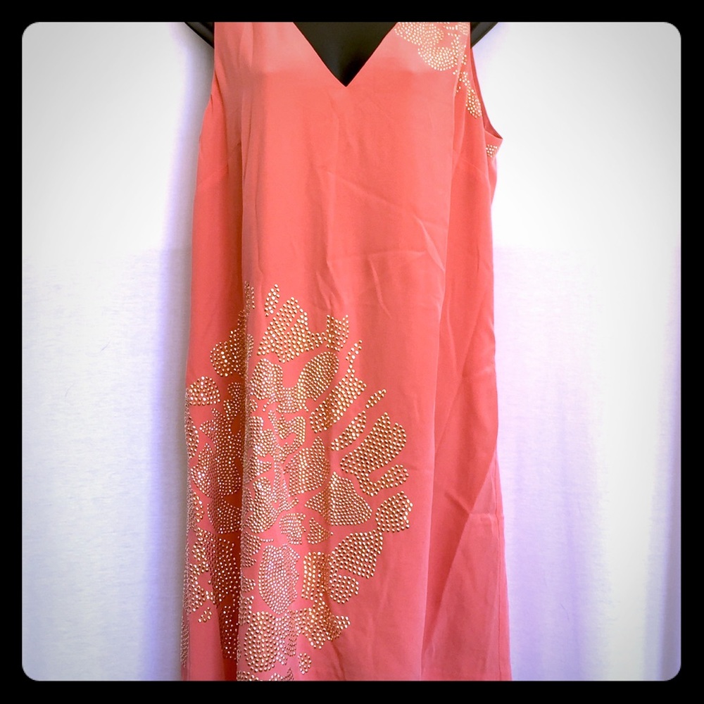 Trina Turk Silk Sally Sheath Dress Size 10.